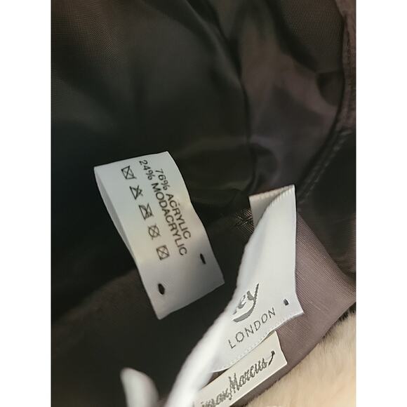 Vintage PETER BETTLEY LONDON Bucket Hat Womens Chocolate Brown Soft Faux Fur - Picture 4 of 12